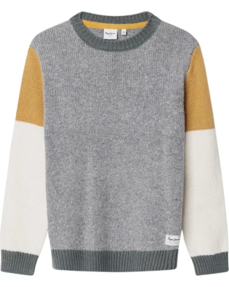 PEPE JEANS PULL ENFANT GRIS