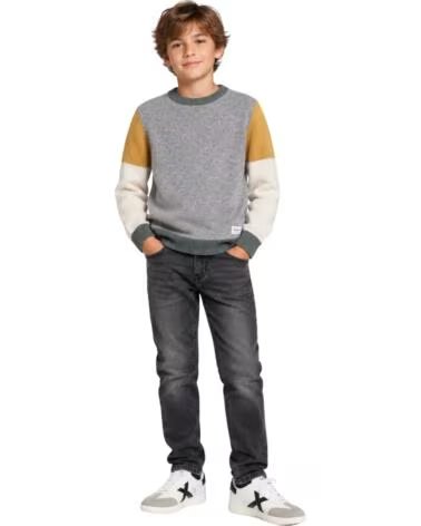 PEPE JEANS PULL ENFANT GRIS