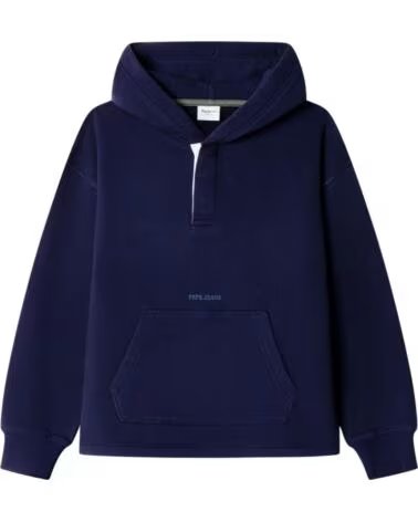 PEPE JEANS SWEAT À CAPUCHE ET POCHE KANGOUROU POUR GARÇON AZUL