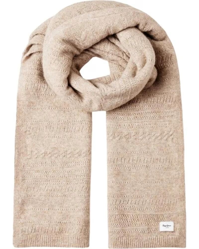PEPE JEANS STRICKSCHAL BEIGE