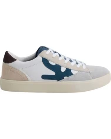 SILBON ZAPATILLAS DE MODA HOMBRE BLANCAS BLANCO