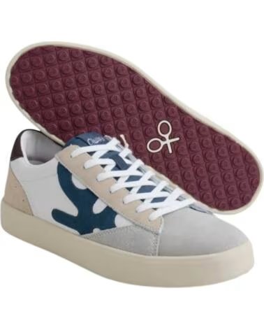 SILBON ZAPATILLAS DE MODA HOMBRE BLANCAS BLANCO