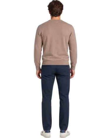 MAGLIONE IN MAGLIA MARRONE SILBON DA UOMO MARRON