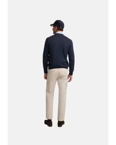 SILBON HERREN STRICKJACKE IN BLAU AZUL