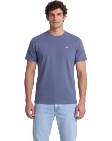SILBON T-SHIRT MANCHES COURTES HOMME BLEU AZUL