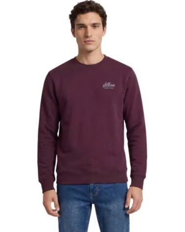 SUDADERA DE HOMBRE SILBON BURDEOS