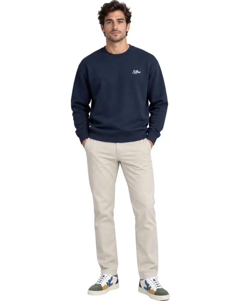 SILBON SUDADERA HOMBRE AZUL