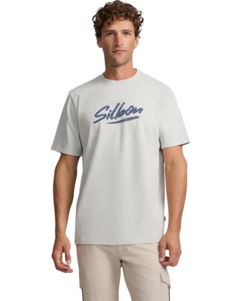 SILBON T-SHIRT MANCHES COURTES HOMME GRIS