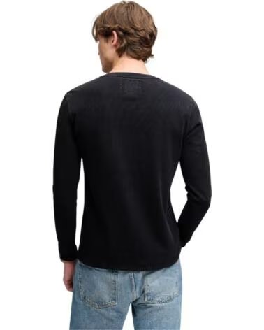 SUPERDRY LANGARMSHIRT HERREN BLAU AZUL
