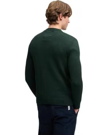 SUPERDRY PULL EN MAILLE POUR HOMME VERT VERDE