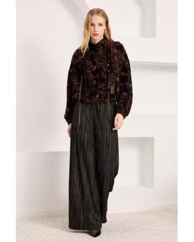 PANTALON LONG FLUID NKN FF LUNETI NEGRO