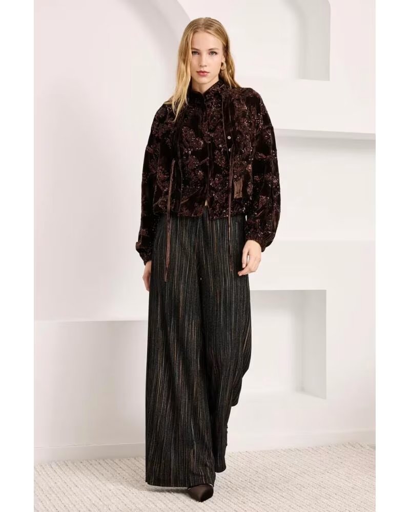PANTALON LONG FLUID NKN FF LUNETI NEGRO