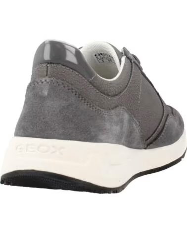 GEOX SNEAKERS IN PELLE D ILDE GRIGIO C9371