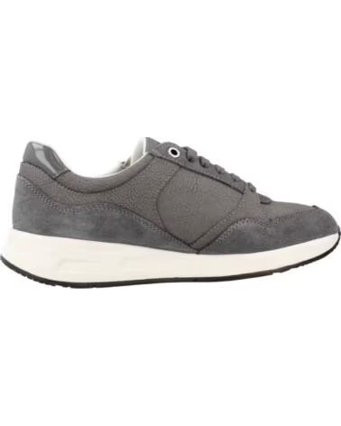 GEOX SNEAKERS IN PELLE D ILDE GRIGIO C9371