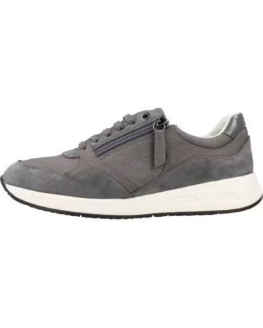 GEOX SNEAKERS IN PELLE D ILDE GRIGIO C9371