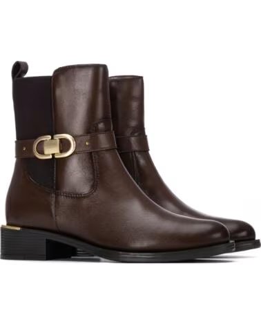 STIVALI IN PELLE MARRONE CARMELA 164008 DA DONNA MARRON