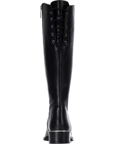 CARMELA 164010 STIVALI ALTI IN PELLE DA DONNA NEGRO