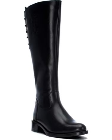 CARMELA 164010 STIVALI ALTI IN PELLE DA DONNA NEGRO