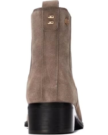 CARMELA 164143 BOTTINES TAUPE EN CUIR