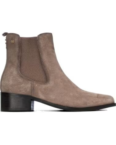 CARMELA 164143 TAUPE LEDER STIEFELETTEN