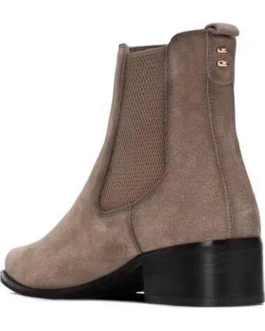 CARMELA 164143 BOTTINES TAUPE EN CUIR