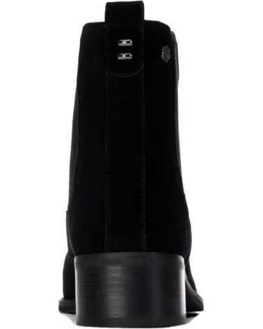 STIVALETTI CON TACCO CARMELA 164143 IN CAMOSCIO NERO NEGRO