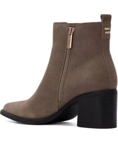 CARMELA 164257 STIVALETTI CON TACCO IN SUEDE TAUPE