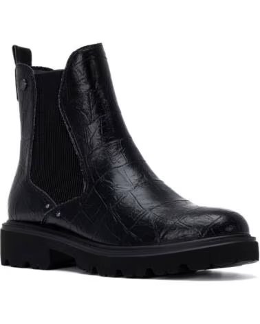 CARMELA 164310 BOTAS DE PELE PRETAS NEGRO