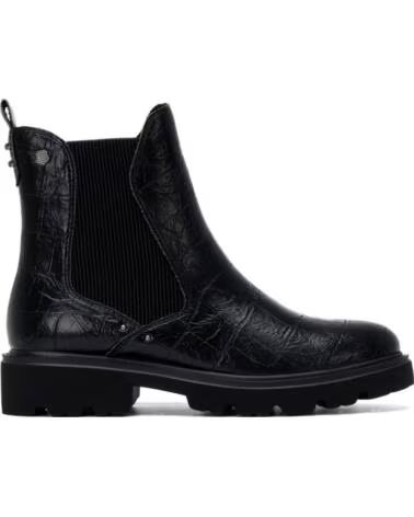 CARMELA 164310 BOTAS DE PELE PRETAS NEGRO