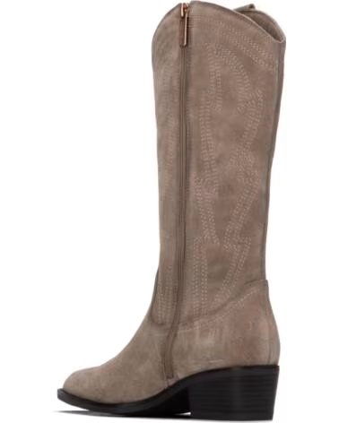 STIVALI ALTI STILE CAMPEROS CARMELA 164381 IN CAMOSCIO TAUPE