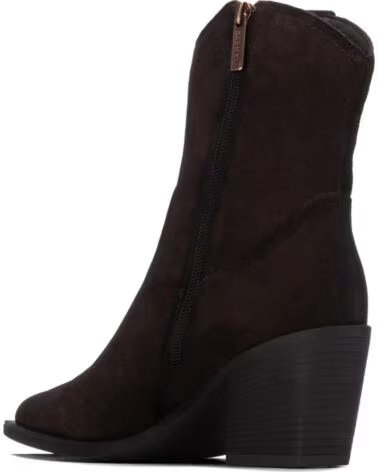CARMELA 164387 BOTTINES STYLE COWBOY EN SUÉDINE MARRON
