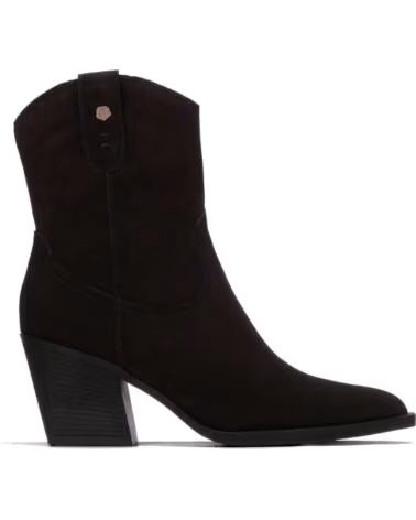 CARMELA 164387 BOTTINES STYLE COWBOY EN SUÉDINE MARRON