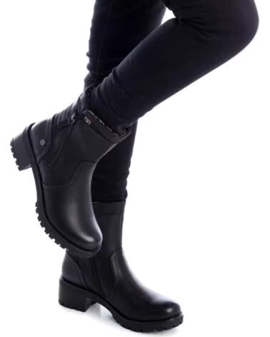 STIVALETTI DA DONNA REFRESH 170179 IN NERO NEGRO