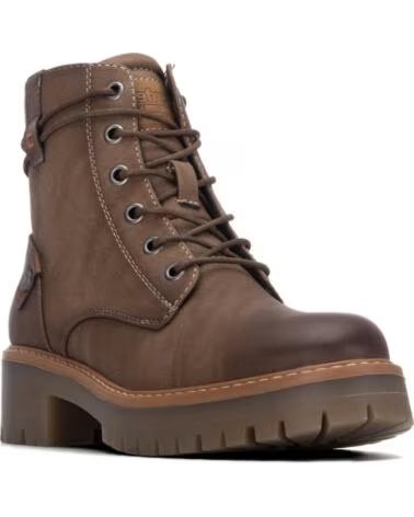 REFRESH BotIn de mujer 176070 Taupe MARRóN
