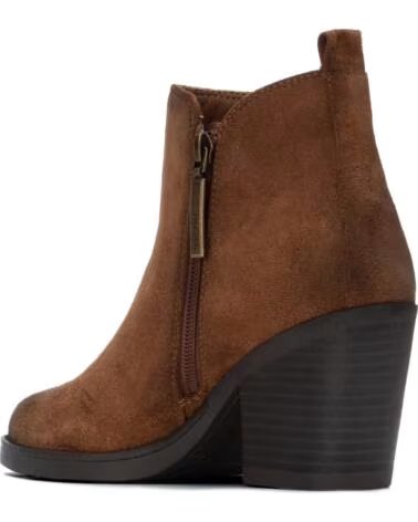 REFRESH BotIn de mujer 176153 Camel MARRóN