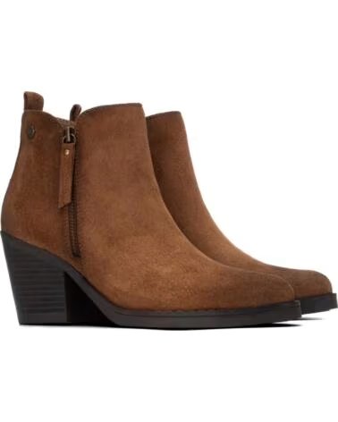 REFRESH BotIn de mujer 176153 Camel MARRóN