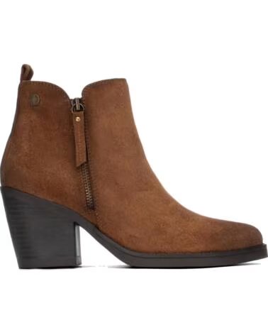 REFRESH BotIn de mujer 176153 Camel MARRóN