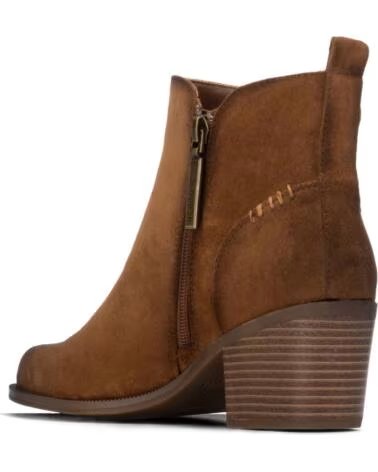 REFRESH BotIn de mujer 176156 Camel MARRóN