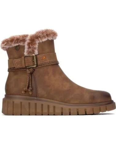 REFRESH BotIn de mujer 176214 Camel MARRóN