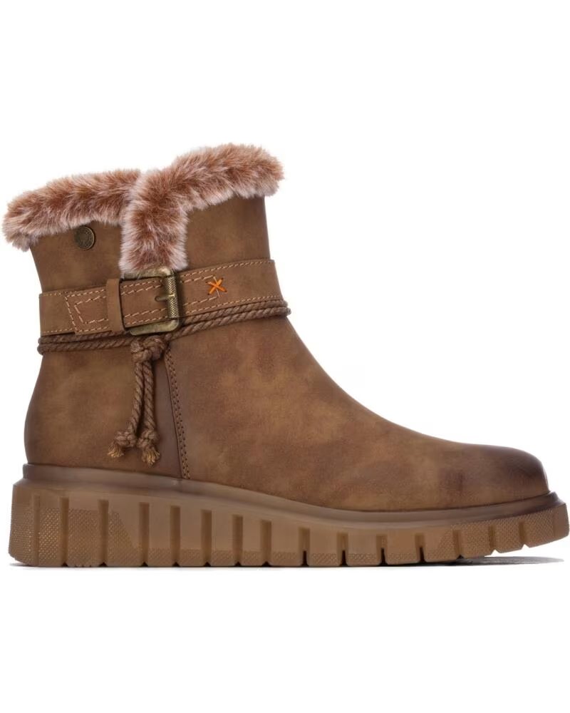 REFRESH BotIn de mujer 176214 Camel MARRóN