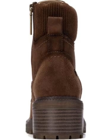 REFRESH BotIn de mujer 176245 Taupe MARRóN