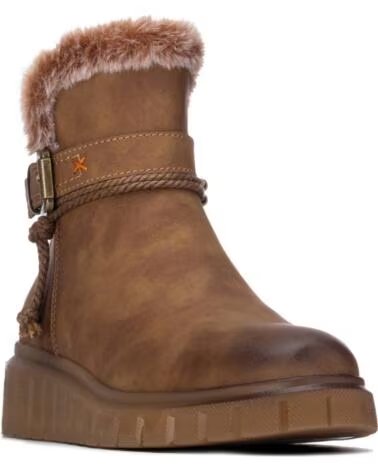REFRESH BotIn de mujer 176214 Camel MARRóN