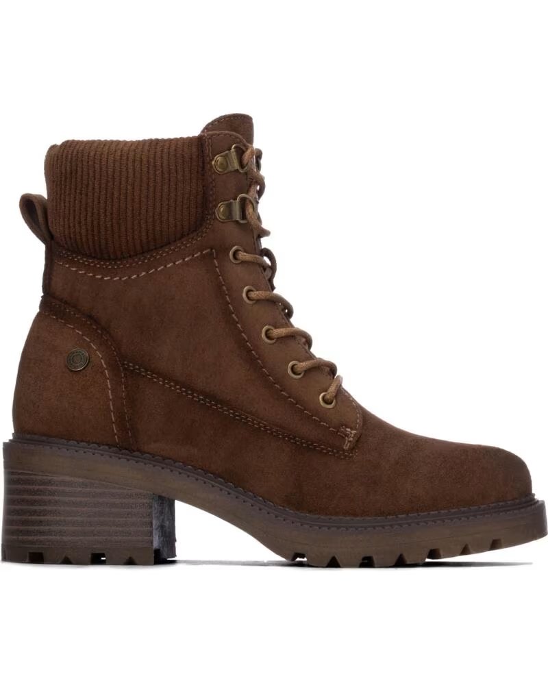 REFRESH BotIn de mujer 176245 Taupe MARRóN
