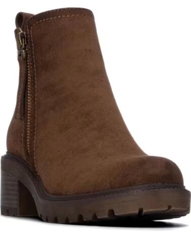 REFRESH BotIn de mujer 176246 Taupe MARRóN