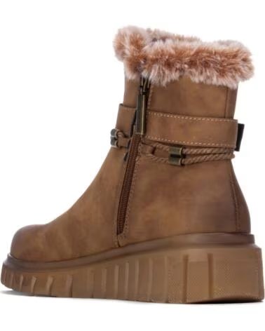 REFRESH BotIn de mujer 176214 Camel MARRóN