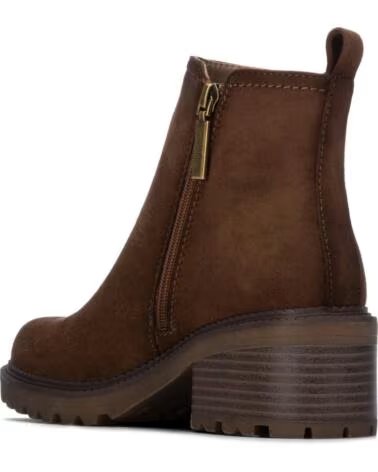 REFRESH BotIn de mujer 176246 Taupe MARRóN