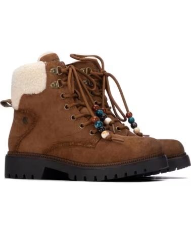 REFRESH BotIn de mujer 176247 Camel MARRóN