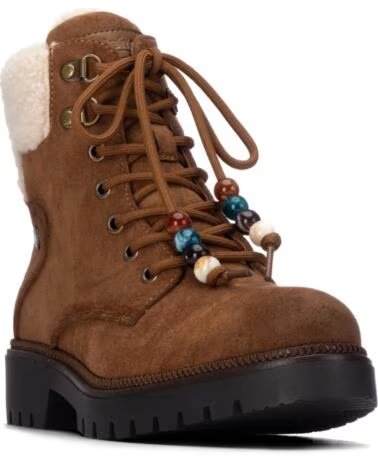 REFRESH BotIn de mujer 176247 Camel MARRóN