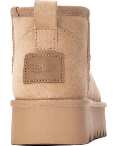 REFRESH BotIn de mujer 176259 Beige MARRóN