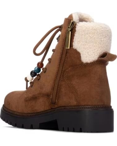 REFRESH BotIn de mujer 176247 Camel MARRóN